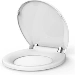 Slow Round Closed Front Toilet Seat Cover Easy Clean Never Loosens Lid. Fixed Price $26.99.
