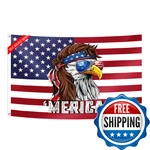 Double Sided Eagle Mullet Funny Flag 3X5FT 4TH Of July American Fade. Fixed Price $41.37.