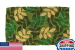 Notrax Green Leaf Handmade Natural Coir Doormat Entry Indoor/outdoor 18X30. Fixed Price $77.48.