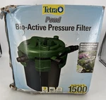 New Tetra Pond Bp 1500 Bio-active Pressure Filter With Hose Open Box Complete. Fixed Price $175.00.