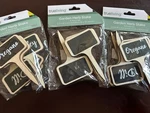 6-PIECE True Living Garden Herb Stake Set Chalkboard Labels For Dill Oregano. Fixed Price $12.67.