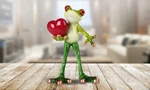 Fc Design 6"H Lovely Tree Frog With Red Heart Statue Animal Figurine Room Decor. Fixed Price $22.59.