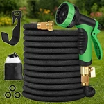 50FT 100FT 4X Stronger Deluxe Heavy Duty Expandable Flexible Garden Water Hose. Fixed Price $25.75.
