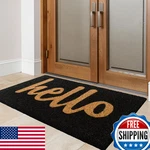 Luxurux Welcome Mats Outdoor Coco Coir Doormat Heavy-duty Pvc Backing Natural. Fixed Price $57.58.
