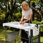 Outdoor Folding Portable Fish Cleaning, Cutting Camping With Sink Faucet. Fixed Price $89.99.