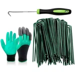 100PCS Green Landscape 6 Inch Garden Artificial Turf Stakes Staples, .... Fixed Price $35.99.