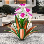 Tombaby Huge Metal Agave Plant Outdoor Decor Garden Art-rust Style. Fixed Price $64.35.
