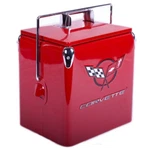 Classic Corvette Picnic Cooler American Retro Red. Fixed Price $184.95.