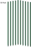 Ecostake 50 Packs Garden Stakes For Plant Support Climbing Solid Fiberglass Rods. Fixed Price $38.99.