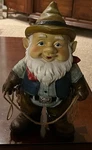 Design Toscano Country Cowboy Klaus Garden Gnome Statue. Fixed Price $35.00.