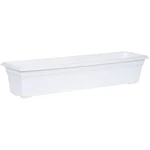 Novelty Countryside Durable Plastic Flower Box Planter, White, 30IN. Fixed Price $26.15.