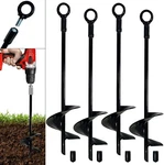 Ground Anchor 18 Inch Spiral Blade Earth Pack Kit Heavy 4, Black. Fixed Price $29.79.