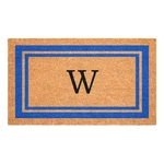 Calloway Mills 152972436W Blue Border X Monogram Doormat Letter. Fixed Price $60.66.
