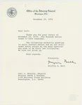 Griffin Bell Attorney General Autographed Signed Letter Amco Coa 30795. Fixed Price $35.99.