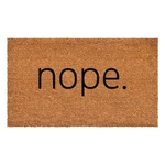 Calloway Mills 24X36 "nope" Coir Doormat Indoor Outdoor Non-slip Entrance Rug. Fixed Price $47.35.