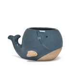 Abbott Collection 27-CRITTER-874-LG Large Whale Planter, Blue. Fixed Price $26.54.