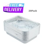 20 Pack Drip Pans For Weber Spirit Gas Grills Aluminum Foil Bbq Grease Trays. Fixed Price $15.99.