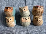 Sun-e Owl Pot Ceramic Flowing Glaze Base Serial Set Succulent. Fixed Price $25.00.
