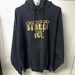 Vintage Y2K Street Ice Black Hoodie Hanes Ultimate Edition Mens Xl. Fixed Price $37.66.
