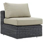 Modway Summon Outdoor Patio Sunbrella Armless In Canvas Antique Beige. Fixed Price $377.35.