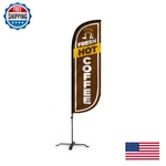 Lookourway Feather Flag Set - 5FT Tall Advertising Banner Pole Kit And. Fixed Price $59.92.