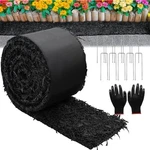 10FT Eco-friendly Rubber Mulch Roll Black Landscaping Mat For Weed Control. Fixed Price $42.71.
