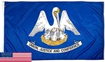 Flagsource Louisiana Nylon State Flag, 6X10 Ft, Made In Usa, Durable Outdoor. Fixed Price $202.50.