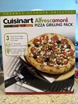 Cuisinart Alfrescamore Pizza Grilling Pack - Stone Peel Cutter New. Fixed Price $29.99.