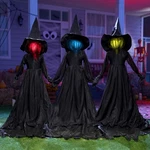 Joyin 3-PACK Halloween Witch Decorations Outdoor Yard Stakes 4.2FT Led Light Up. Fixed Price $95.39.