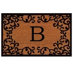 Calloway Mills 180022436B Chateaux Monogram Doormat, 24" 36" (letter B). Fixed Price $45.36.