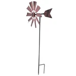 Outdoor Yard Windmill Wrought Iron Metal Spinner Scu.... Fixed Price $30.55.