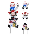 Yeahome Outdoor Christmas Decorations, Stacked 3 Snowman Decorative Garden St.... Fixed Price $37.10.