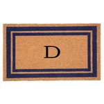 Calloway Mills 153001830D Dark Blue 18X30 Monogram Doormat Letter. Fixed Price $48.77.