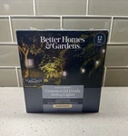 Better Homes & Gardens 12FT Indoor Outdoor Led Cafe String Lights Warm White. Fixed Price $14.99.