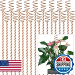 18PACK Electroculture Plant Stakes, 12" Copper Gardening Antenna,. Fixed Price $48.83.