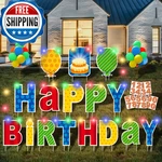 Combojoy 16 Pcs Happy Birthday Yard Stakes Personalized Age Plastic. Fixed Price $54.85.