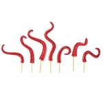 Tinoaly 7PCS Octopus Tentacle Plant Stakes, Glow As Shown The Picture, Red. Fixed Price $22.66.