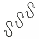 Achla Mini S-hook 3-PACK, Black Powdercoat SS-01-3. Fixed Price $15.99.