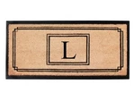 A1HC Natural Coir Monogrammed Doormat For Outside Entrance, Heavy Duty, Low P.... Fixed Price $123.45.