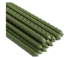Plant Garden Stakes 6 Ft Sturdy Durable Steel Green Plastic Coated 10 Packs. Fixed Price $33.99.