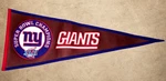 Winning Streak Ny Giants Super Bowl 42 Pennant. Made Of Football Pigskin 32 X 13. Fixed Price $39.95.