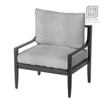 Aluminum Outdoor Armchair Conversation Dining Thick Cushions All-weather. Fixed Price $199.99.