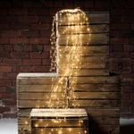 Outdoor Led Solar Lights Waterfall String Fairy Icicle Party Garden Decor. Fixed Price $14.79.
