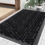 Smiry Front Outside Entrance, Heavy Duty Natural Rubber Doormat, Trap. Fixed Price $16.86.