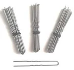 3 Pack Heavy Duty Shape Amish Hair Pins, Snagless (2.5 Inch Crinkled Silver). Fixed Price $20.00.