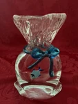 Flawless Exceptional Murano Italy Art Glass One Exotic Fish In Bag Aquarium. Fixed Price $150.00.