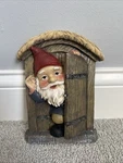 Design Toscano The Knothole Gnomes Garden Welcome Tree Sculpture: Door. Fixed Price $25.00.