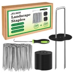 Garden STAKES,6 Inch 11 Gauge 200PCS Galvanized Landscape Staples .... Fixed Price $49.14.