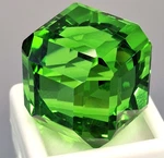 Green Topaz Cube Cut 112-114 Ct Lab-created Loose Certified Gemstone RK1076. Fixed Price $65.40.