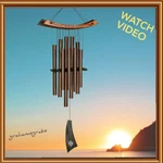 Woodstock Healing Chime Bronze Wind Hwlas Musically Tuned Free Shipping. Fixed Price $100.00.